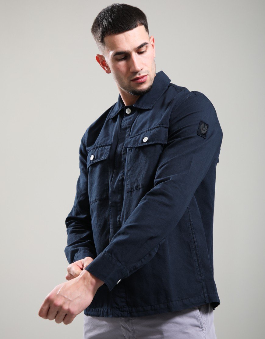 Belstaff Maritime Overshirt Dark Ink
