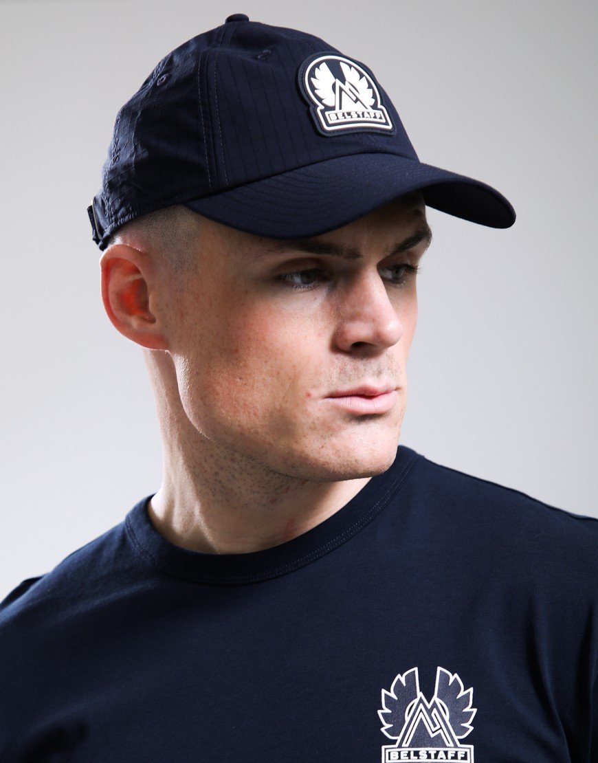 Belstaff Mountain Logo Cap Dark Ink