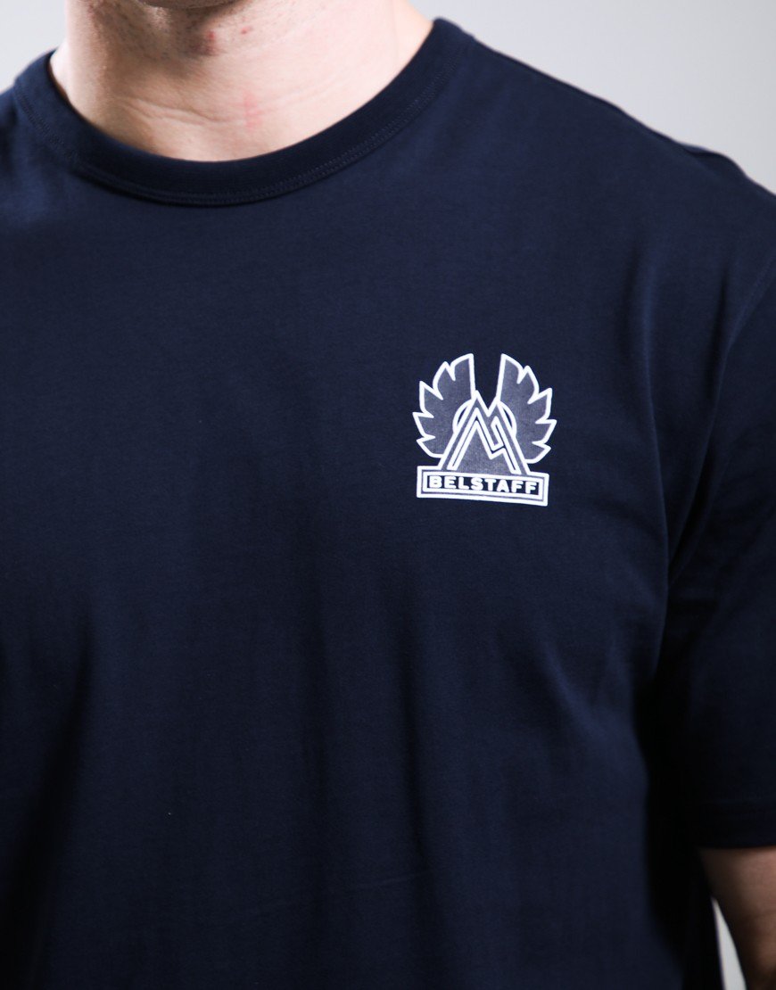 Belstaff Mountain Logo T-Shirt Dark Ink