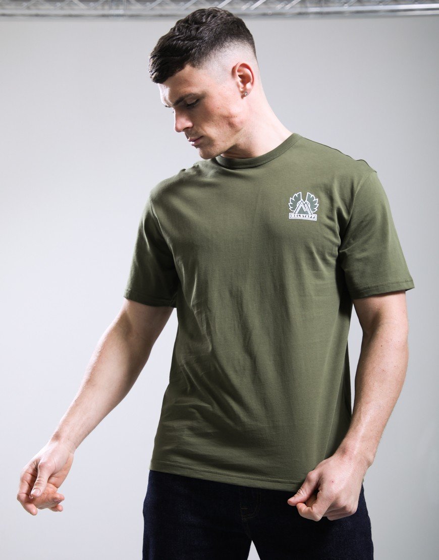 Belstaff Mountain Logo T-Shirt True Olive