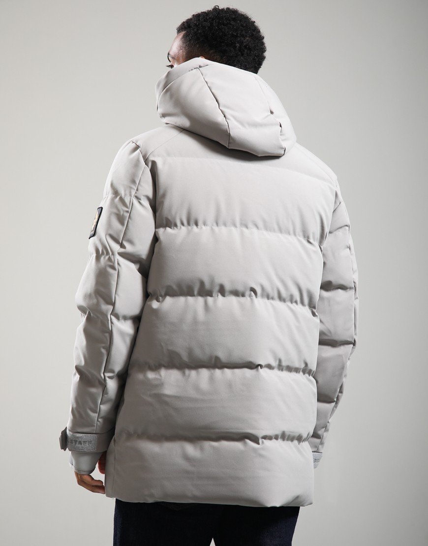 Belstaff Pendulum 3-layer Stretch Down Jacket Concrete