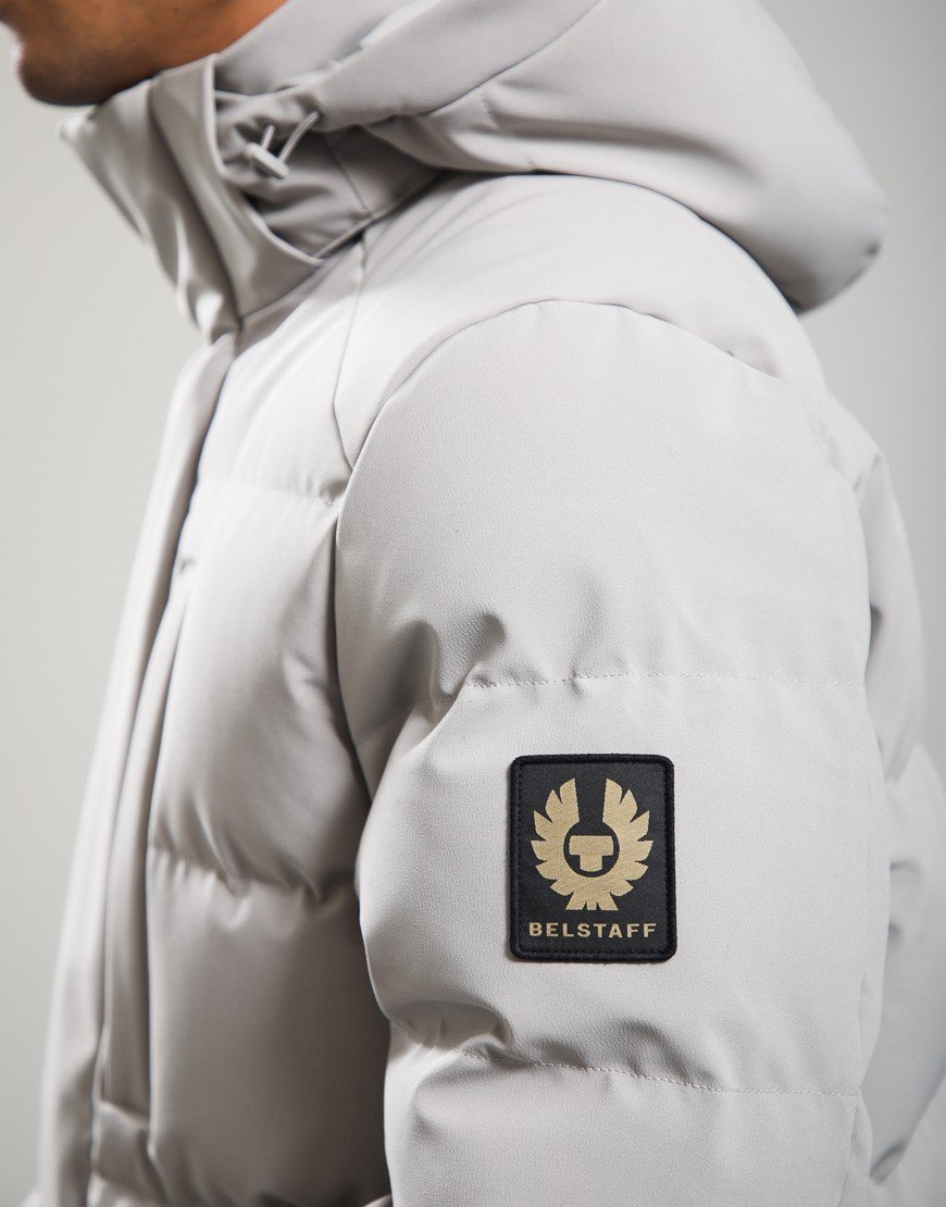 Belstaff Pendulum 3-layer Stretch Down Jacket Concrete