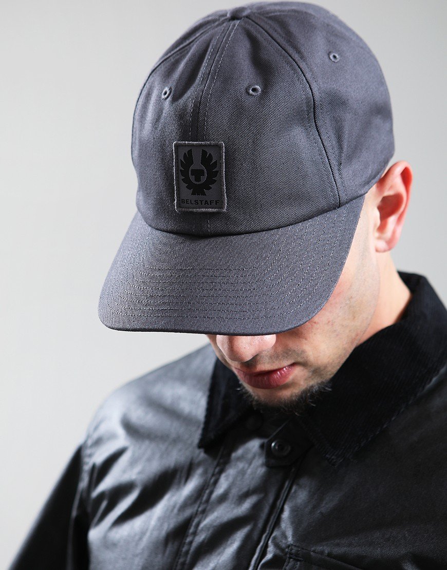 Belstaff Phoenix Logo Cap Tornado Grey