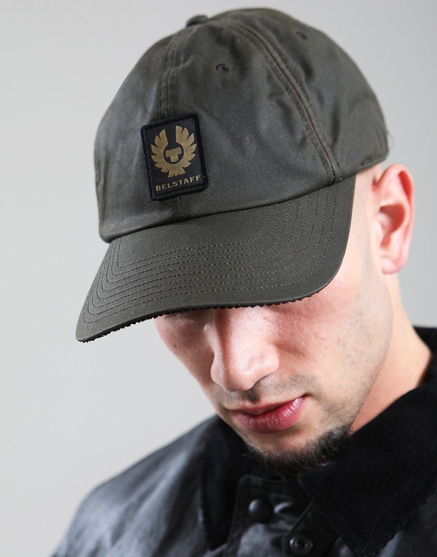 Belstaff Phoenix Patch Cap Faded Olive