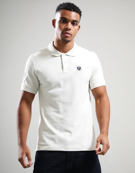 Belstaff Polo Shirt Silver Birch Belstaff Polo Shirt Silver Birch