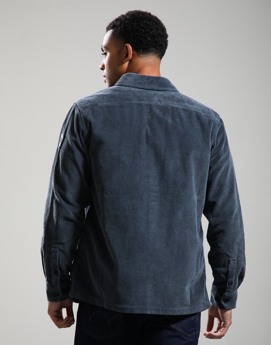 Belstaff Ravine Cotton Corduroy Shirt Petrol