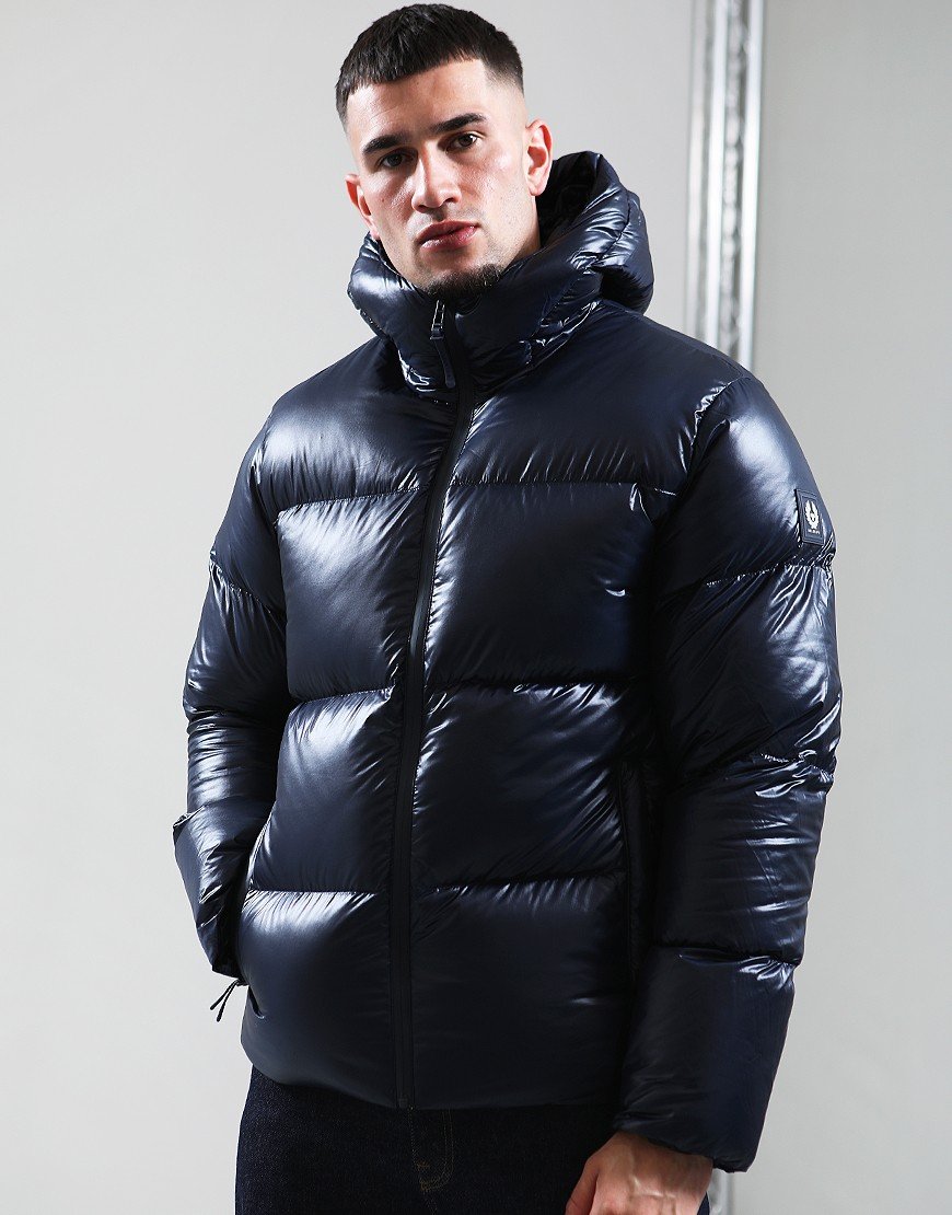 Belstaff Resolve Down Filled Ripstop Jacket Dark Ink