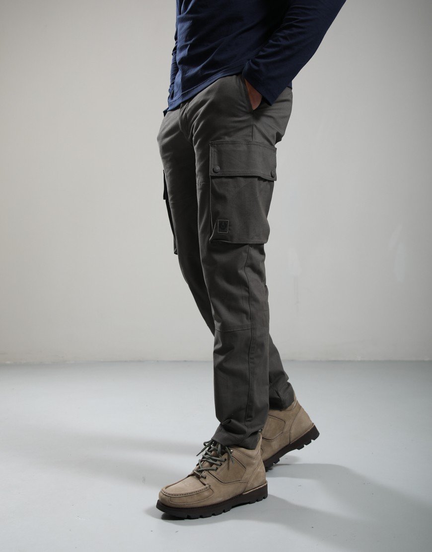 Belstaff Route Cargo Pants Army Olive