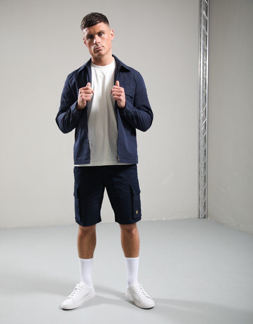 Belstaff Route Cargo Short Dark Ink