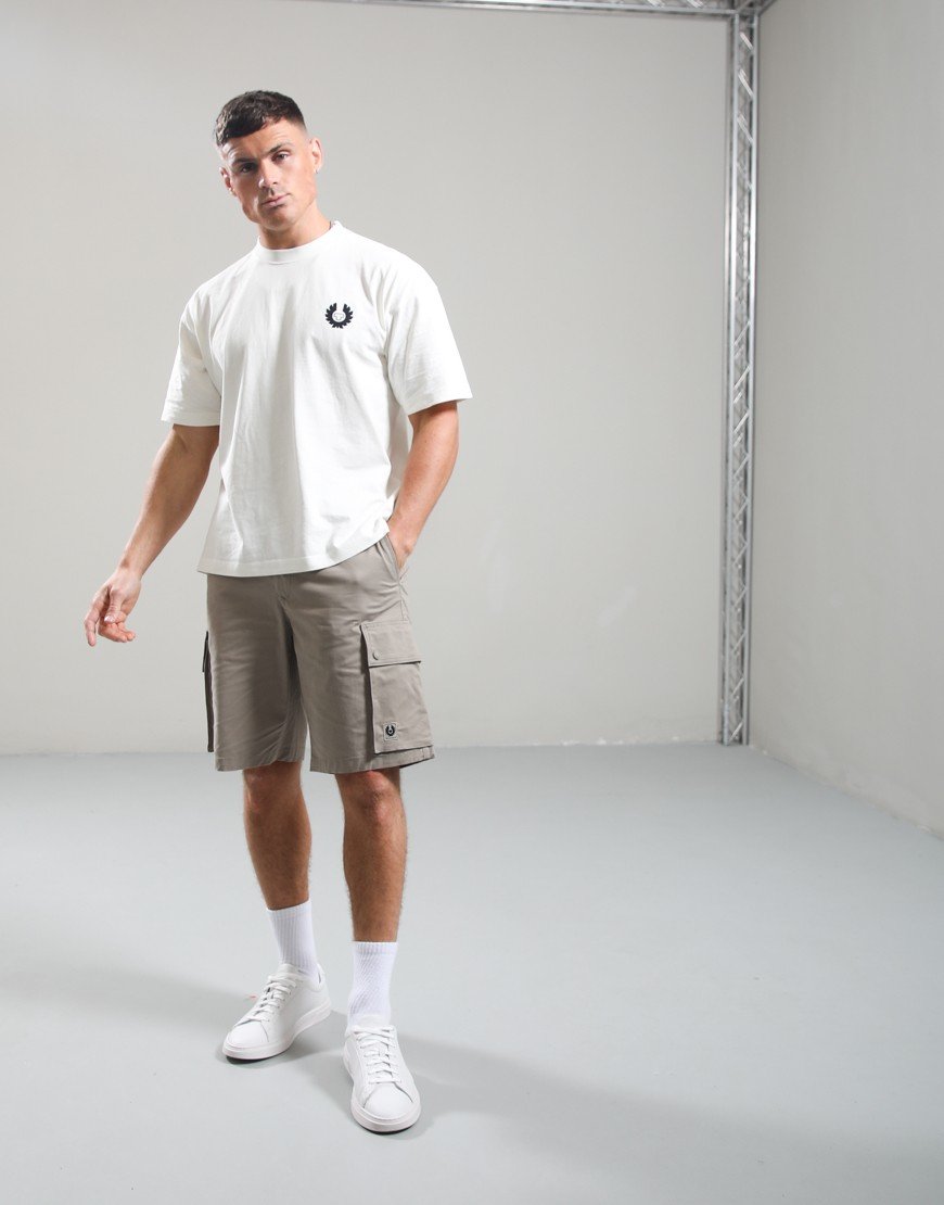 Belstaff Route Cargo Shorts Dark Sand
