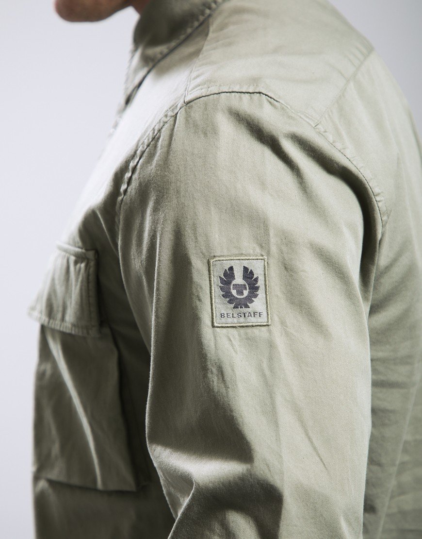 Belstaff Scale Shirt Fatigue Green