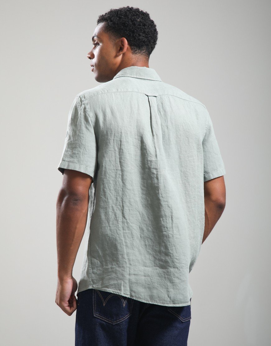 Belstaff Scale Linen Shirt Lichen