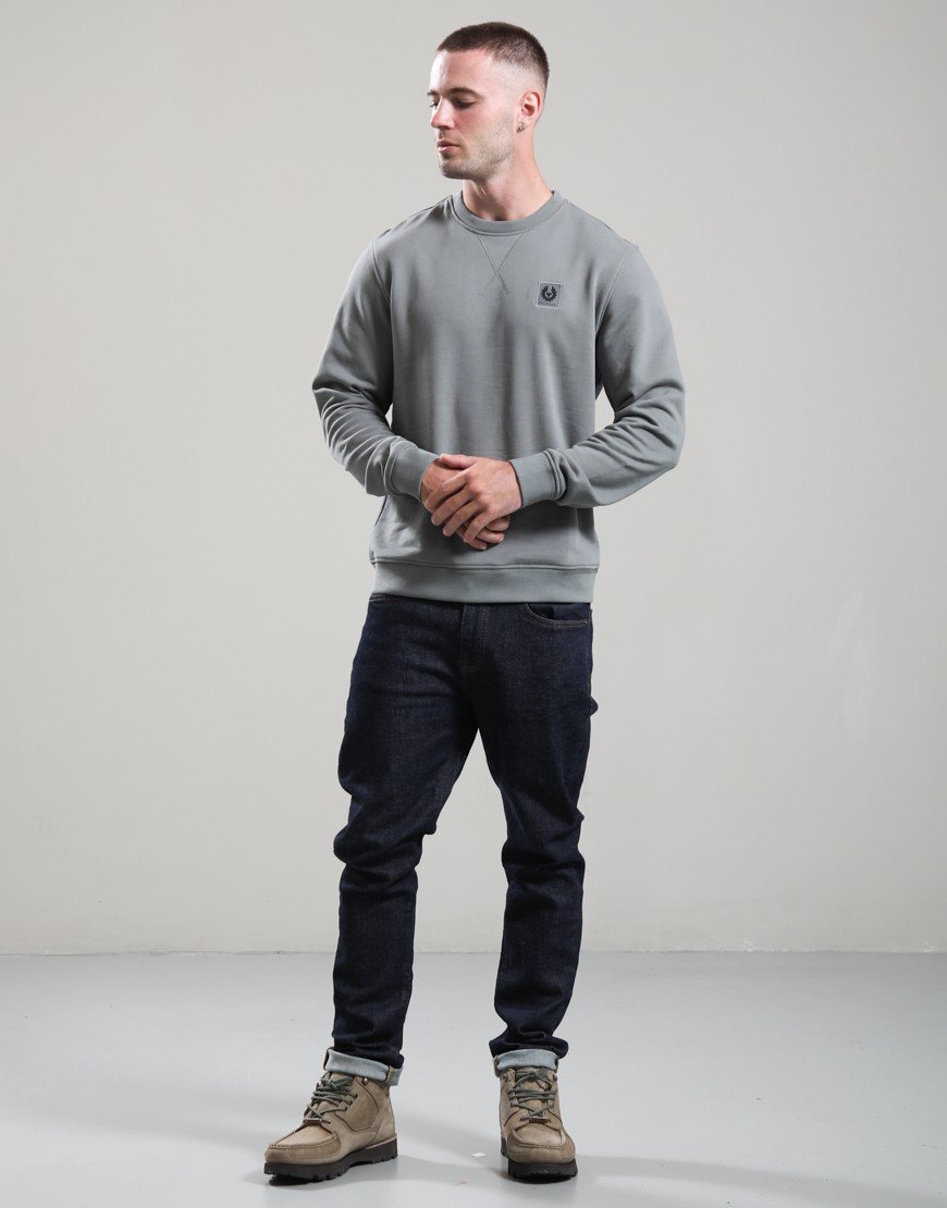 Belstaff Crew Neck Sweat Atlantic Grey