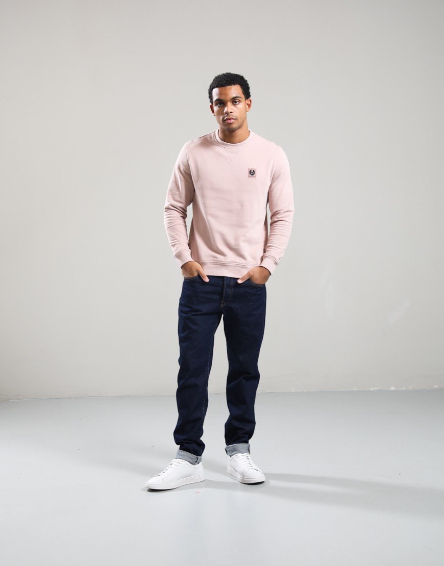 Belstaff Crew Neck Sweat Dusk Pink
