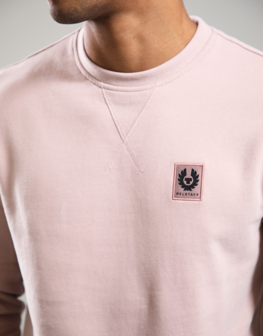 Belstaff Crew Neck Sweat Dusk Pink