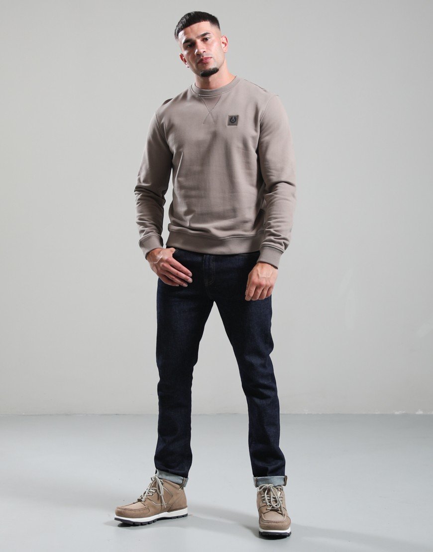 Belstaff Crew Neck Sweat Dusty Taupe