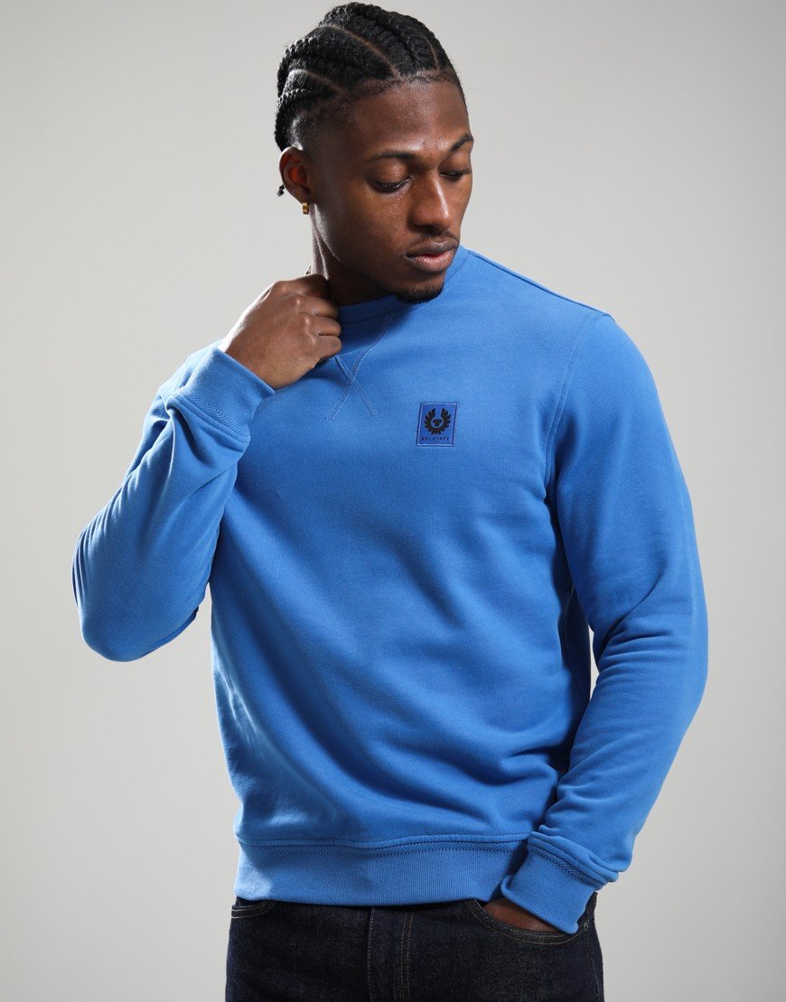 Belstaff Crew Neck Sweat Marine Blue
