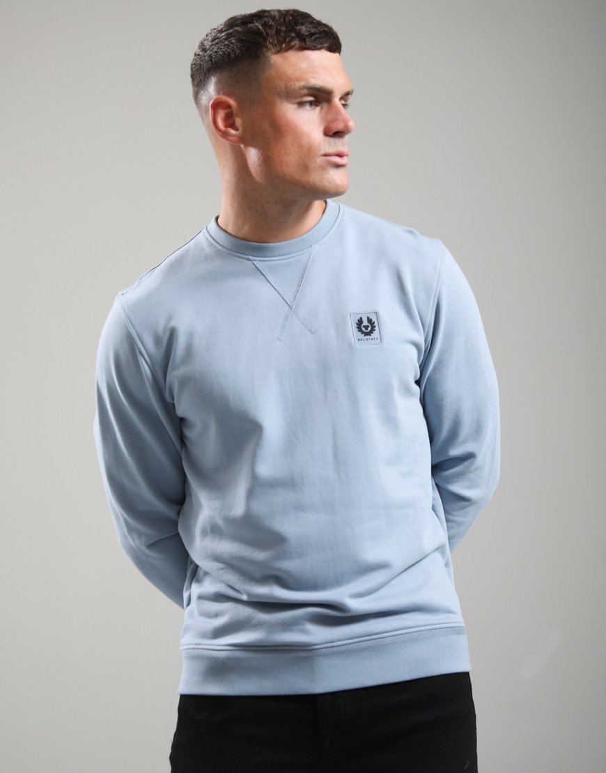 Belstaff Crew Neck Sweat Mist Blue