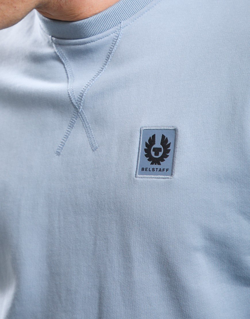 Belstaff Crew Neck Sweat Mist Blue