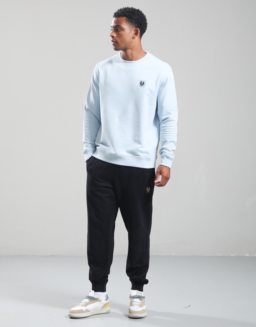 Belstaff Crew Neck Sweat Sky Blue