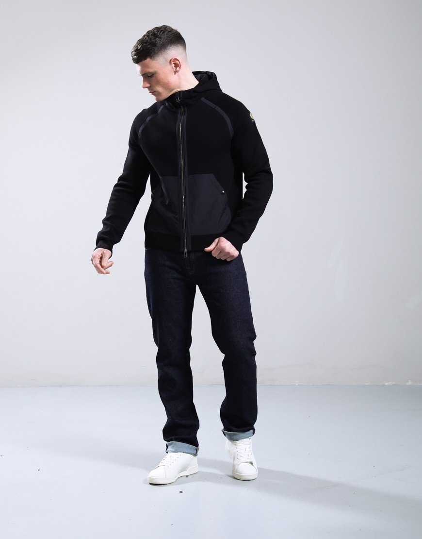 Belstaff View Hooded Full Zip Sweat Black