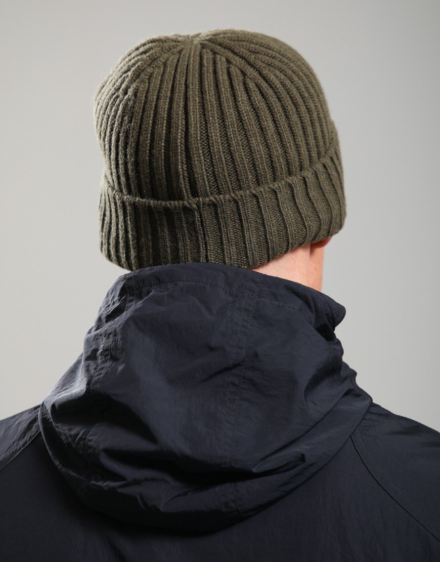 Belstaff Watch Beanie Hat Khaki Green