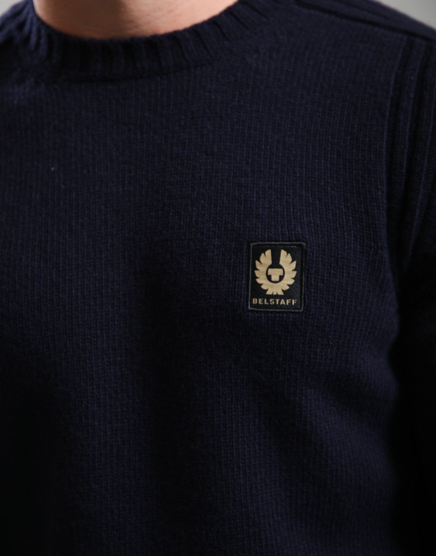 Belstaff Watch Crew Neck Jumper Dark Ink