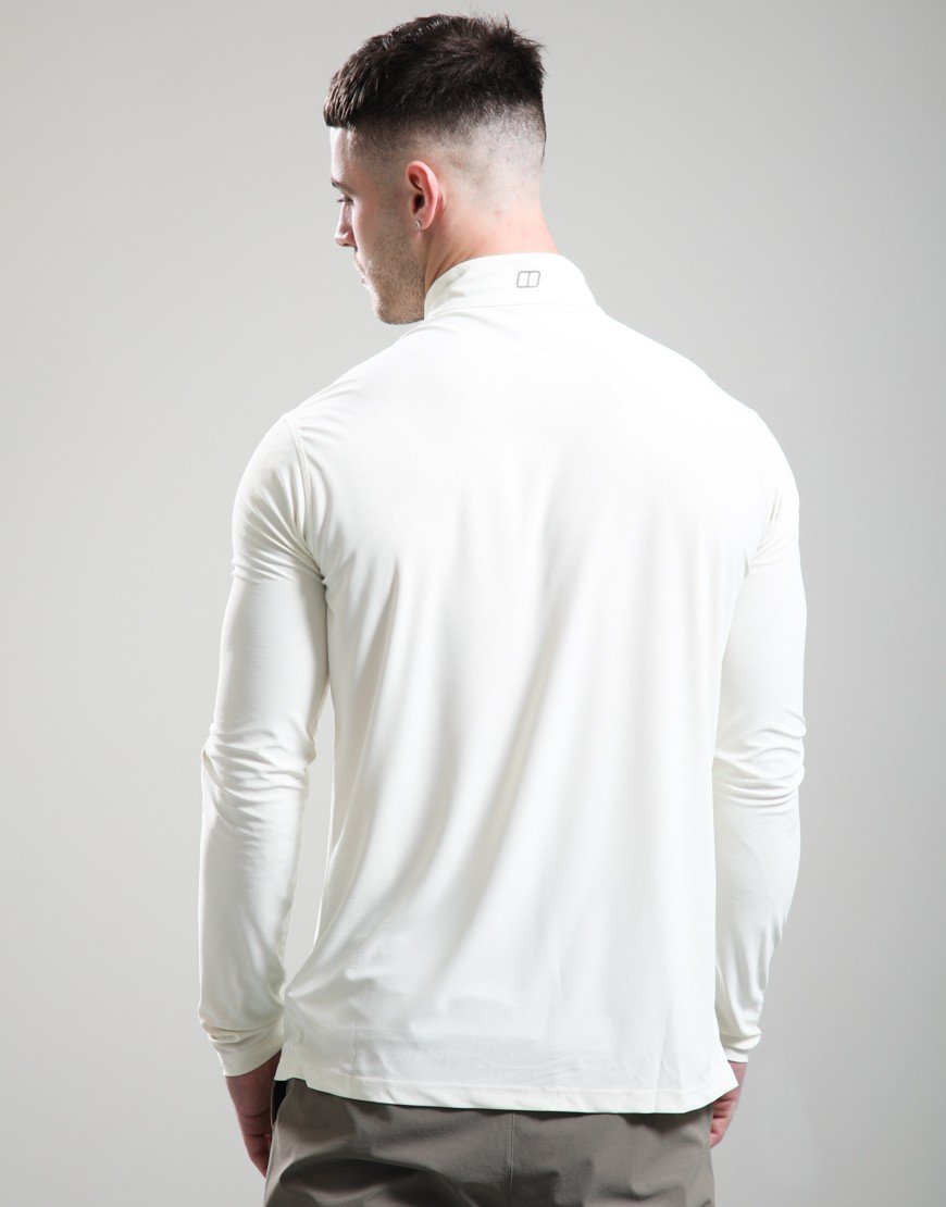 Berghaus 24/7 Half Zip Long Sleeve Tech Top Stratus Grey