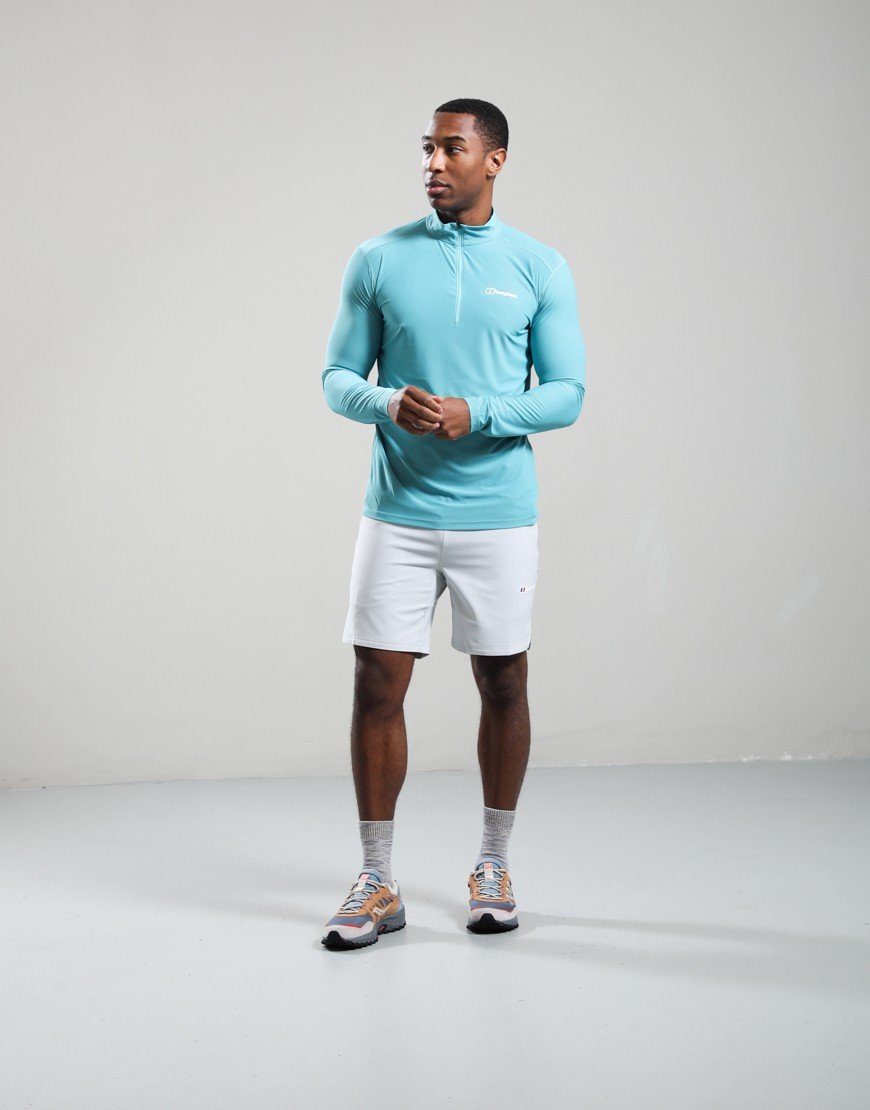 Berghaus 24/7 Tech Long Sleeve Half Zip T-Shirt Calgary Blue