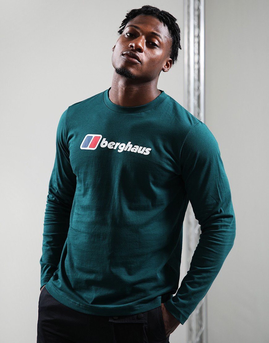 Berghaus Big Logo Long Sleeve T-Shirt Off Peak