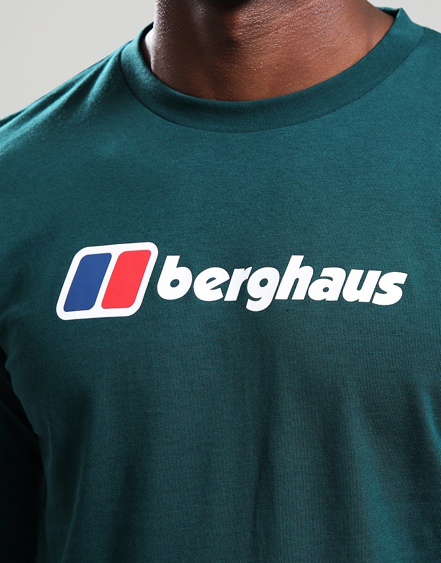 Berghaus Big Logo Long Sleeve T-Shirt Off Peak