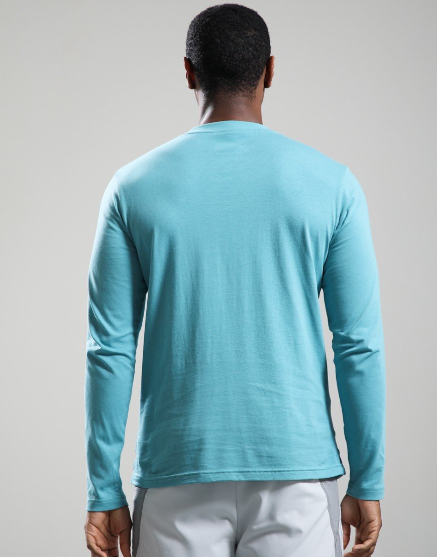 Berghaus Big Logo Long Sleeve T-Shirt Calgary Blue