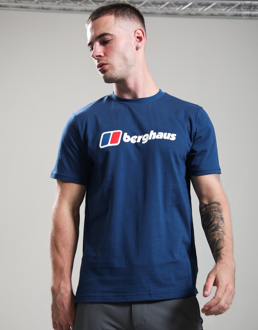 Berghaus Classic Xl Logo T-Shirt Hale Navy