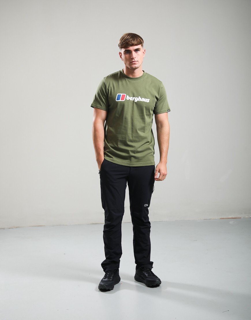 Berghaus Class Xl-Logo Tee Cheviot Green
