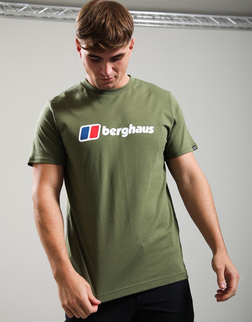 Berghaus Class Xl-Logo Tee Cheviot Green