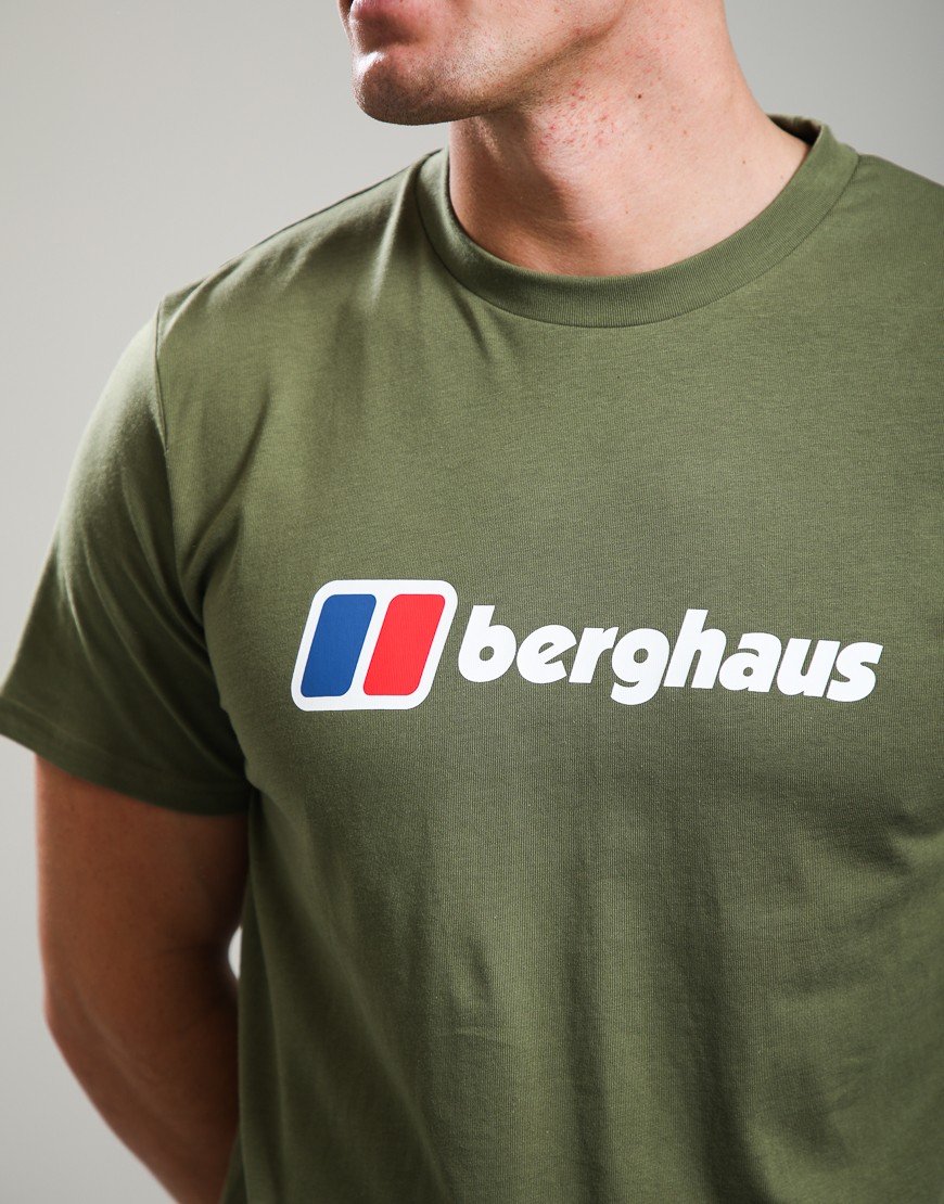 Berghaus Class Xl-Logo Tee Cheviot Green