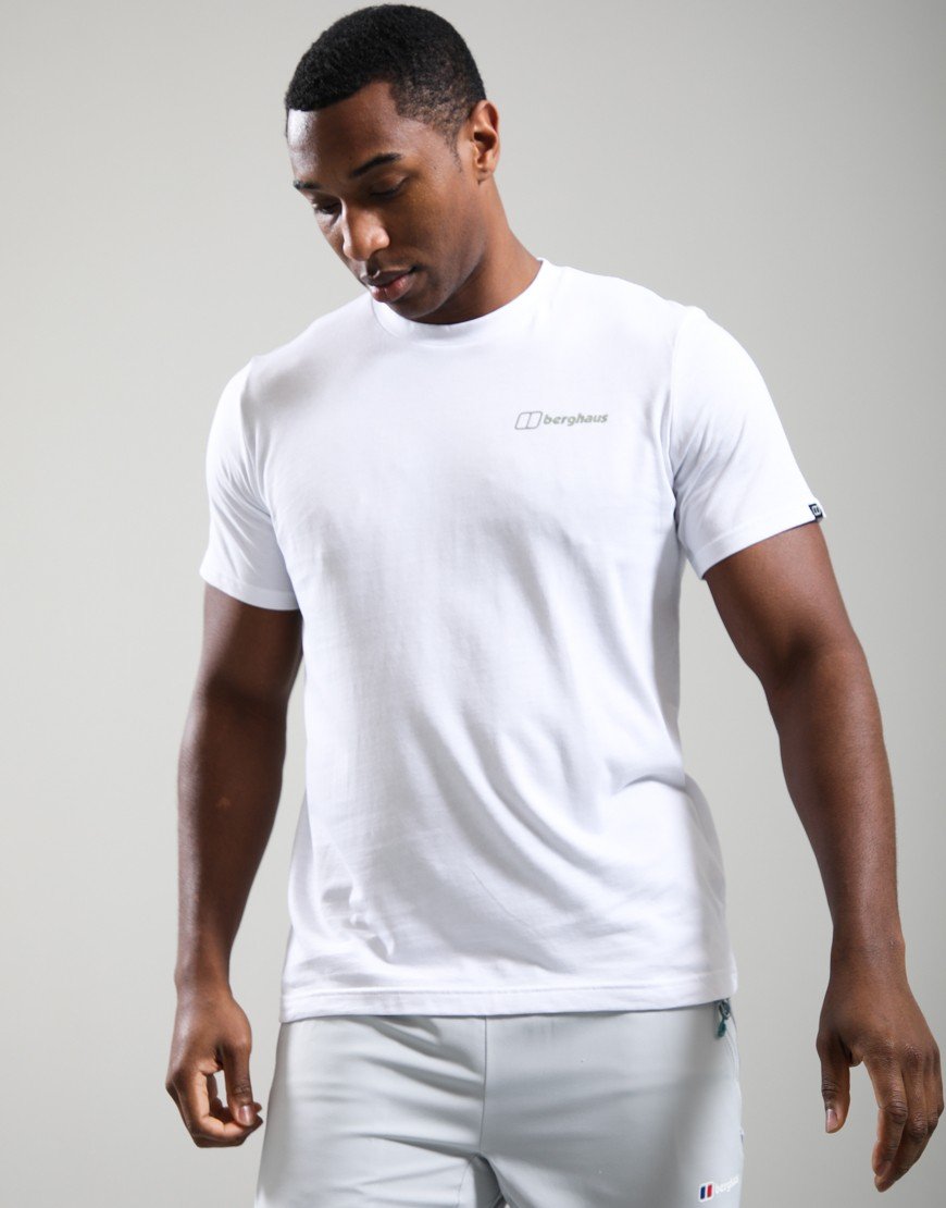 Berghaus Geo-Mountaintry Essential T-Shirt Pure White