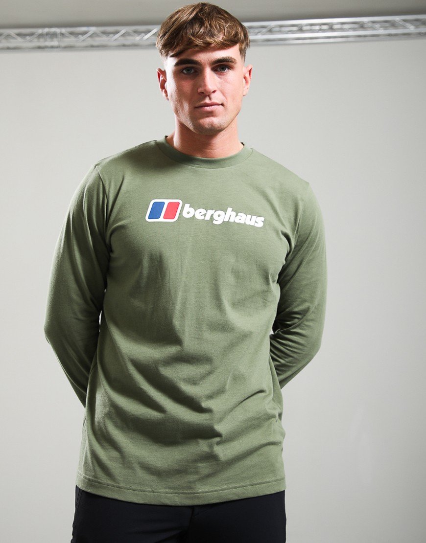 Berghaus Big Logo Long Sleeve T-Shirt Zephyr