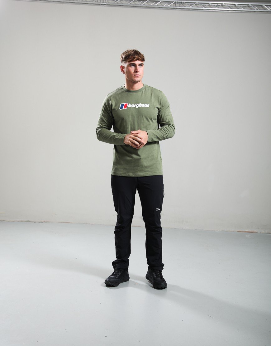 Berghaus Big Logo Long Sleeve T-Shirt Zephyr
