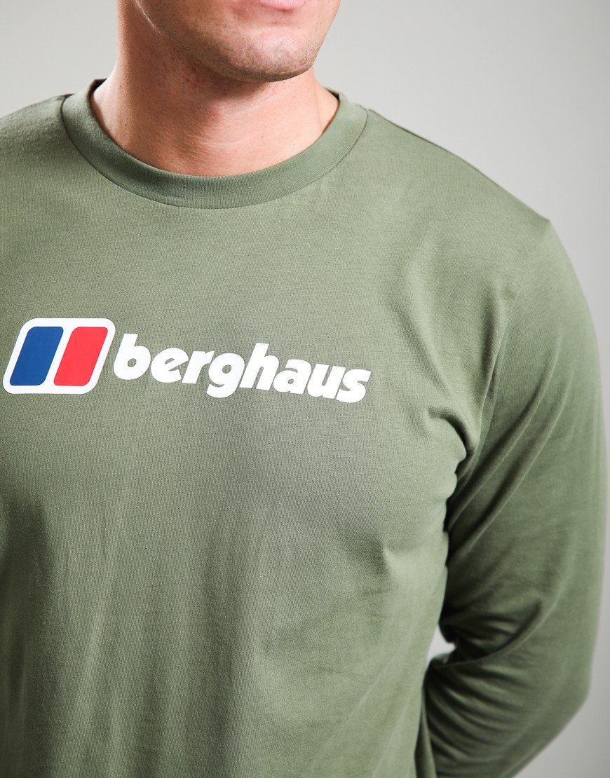 Berghaus Big Logo Long Sleeve T-Shirt Zephyr
