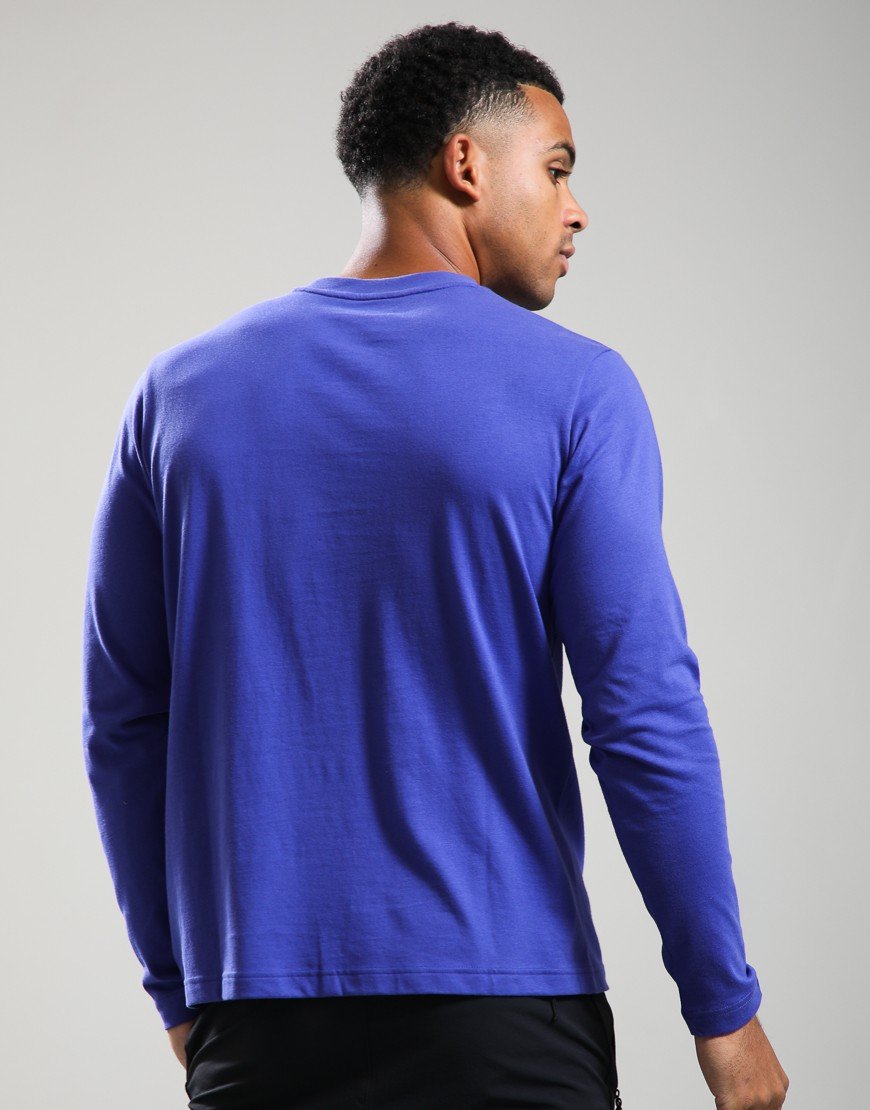 Berghaus Big Logo Long Sleeve T-Shirt Bottle Blue