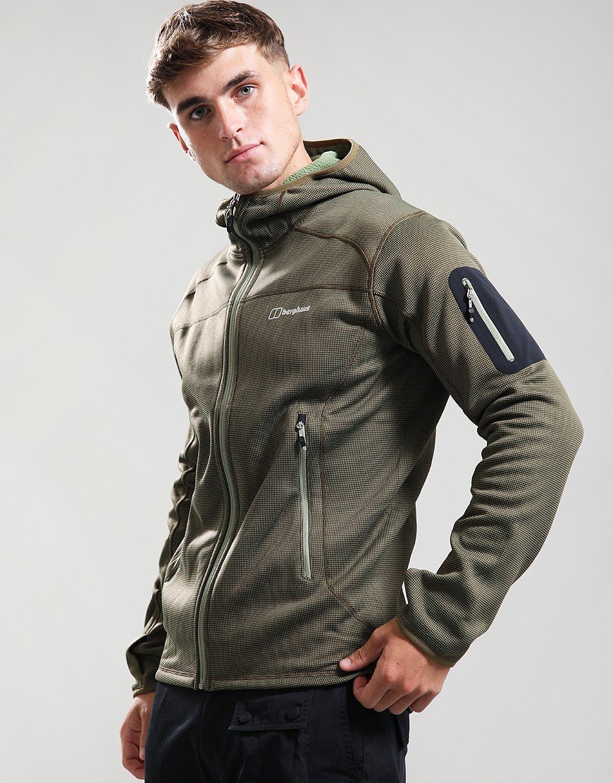 Berghaus Pravitale Mountain 2.0 Hooded Jacket Dark Green