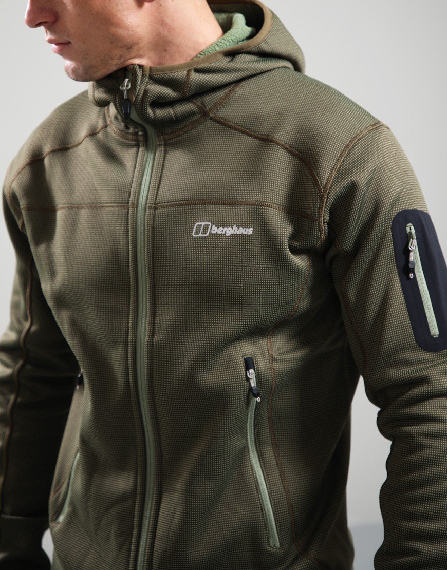 Berghaus Pravitale Mountain 2.0 Hooded Jacket Dark Green