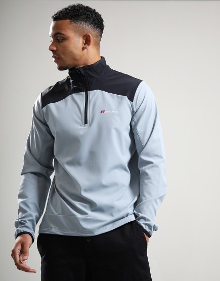 Berghaus Terrain Trek Half Zip Jet Black/Granite Berghaus Terrain Trek Half Zip Jet Black/Granite