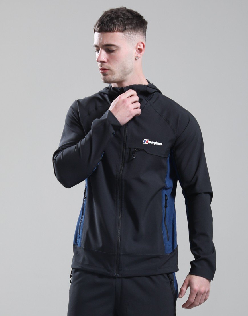 Berghaus Wavertree Hooded Jacket Jet Black