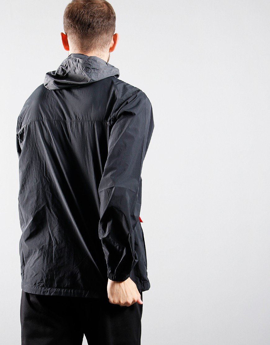 Berghaus Windbreaker 21 Overhead Jacket Jet Black/Grey Terraces Menswear