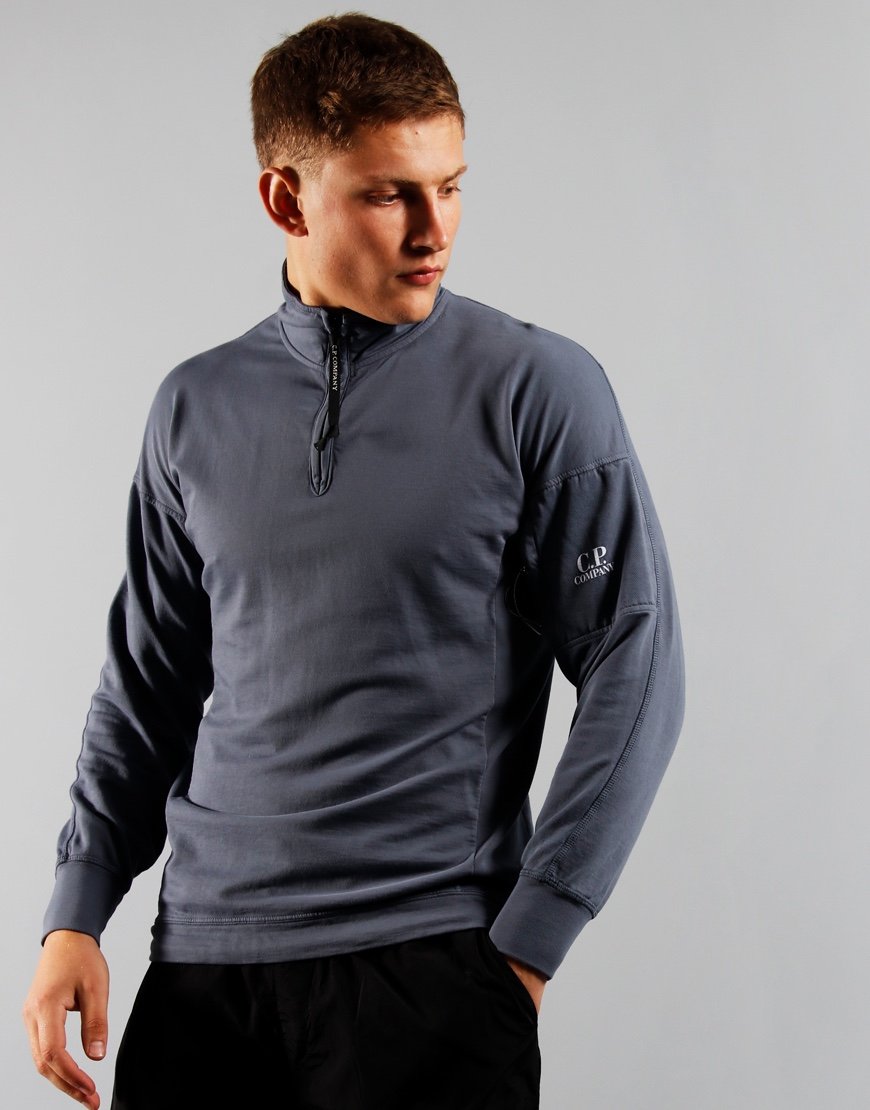 cp company half zip men's sweatshirt