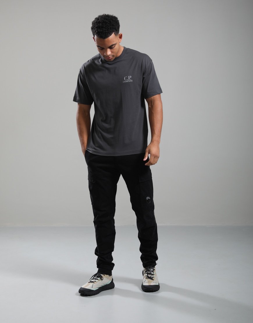 C.P. Company 30/1 Jersey Short Sleeve Comfort T-Shirt Raven