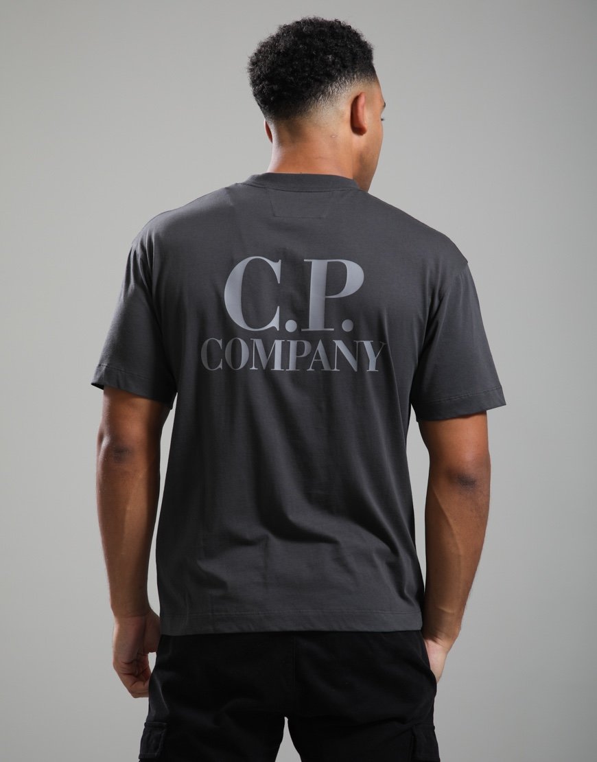 C.P. Company 30/1 Jersey Short Sleeve Comfort T-Shirt Raven