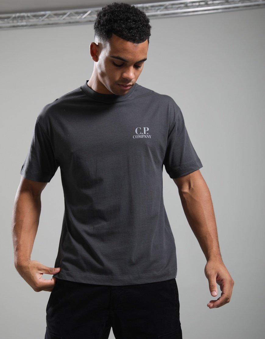 C.P. Company 30/1 Jersey Short Sleeve Comfort T-Shirt Raven